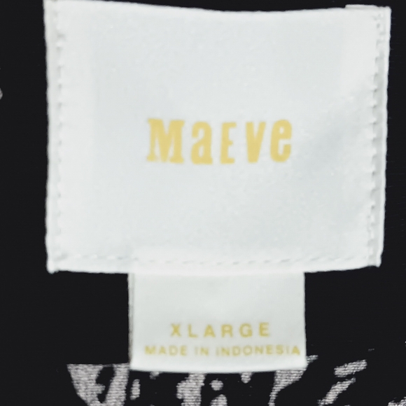 EUC Anthropologie Maeve Noronha Black Elephant Print Flowy Faux Wrap Dress XL - Picture 11 of 15